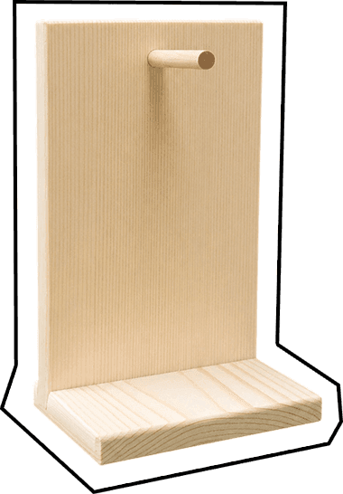 Base in legno del calendario