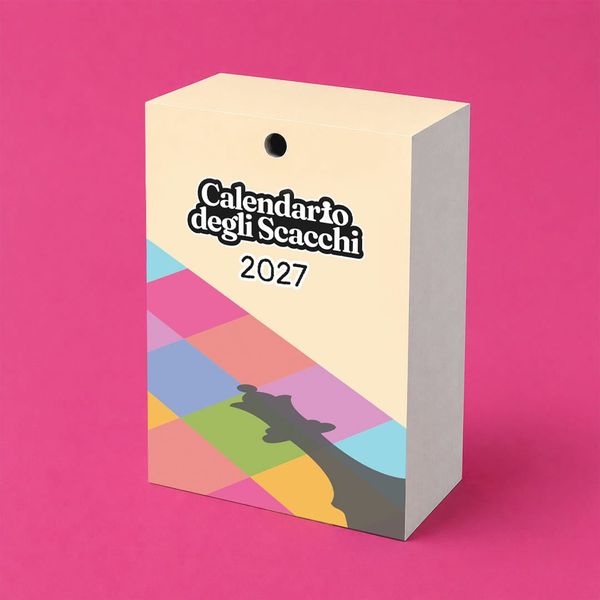 Calendario degli Scacchi 2027 – solo blocchetto